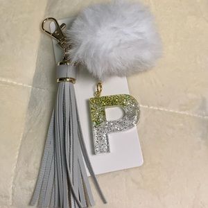 Letter P Keychain